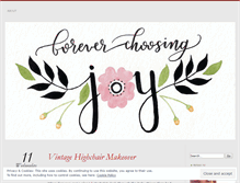 Tablet Screenshot of foreverchoosingjoy.wordpress.com