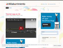 Tablet Screenshot of killaburrimiento.wordpress.com