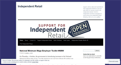 Desktop Screenshot of independentretail.wordpress.com