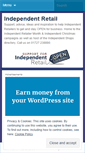 Mobile Screenshot of independentretail.wordpress.com