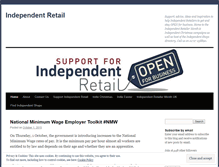 Tablet Screenshot of independentretail.wordpress.com