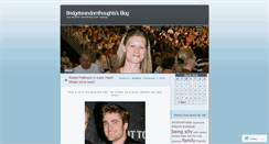 Desktop Screenshot of bridgetsrandomthoughts.wordpress.com