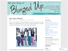 Tablet Screenshot of blingedup.wordpress.com