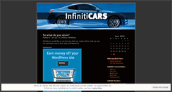 Desktop Screenshot of infiniticars.wordpress.com