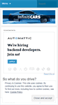 Mobile Screenshot of infiniticars.wordpress.com