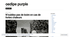 Desktop Screenshot of oedipepurple.wordpress.com