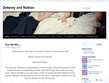 Tablet Screenshot of delaneyandnathan.wordpress.com