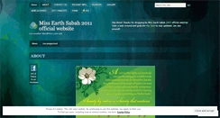 Desktop Screenshot of missearthsabah2011.wordpress.com