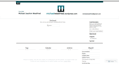 Desktop Screenshot of michaelwestfried.wordpress.com