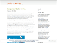 Tablet Screenshot of hypotheses.wordpress.com