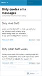 Mobile Screenshot of dirtysms.wordpress.com