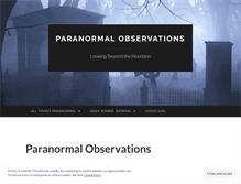 Tablet Screenshot of paranormalobservations.wordpress.com