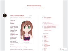 Tablet Screenshot of caffeinatedfantasy.wordpress.com