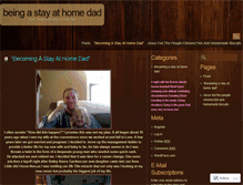 Tablet Screenshot of beingastayathomedad.wordpress.com