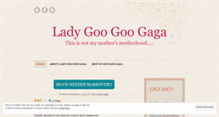 Desktop Screenshot of lgoogoogaga.wordpress.com