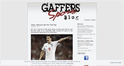 Desktop Screenshot of gafferssportsblog.wordpress.com