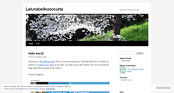 Desktop Screenshot of lalunabellezaoculta.wordpress.com