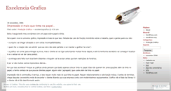 Desktop Screenshot of excelenciagrafica.wordpress.com