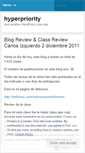 Mobile Screenshot of hyperpriority.wordpress.com