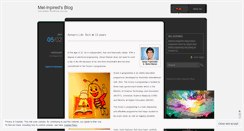 Desktop Screenshot of melinspired.wordpress.com