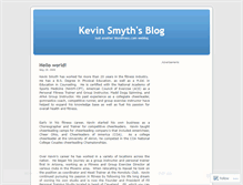 Tablet Screenshot of kevinsmyth.wordpress.com