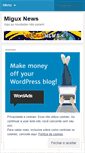 Mobile Screenshot of miguxnews.wordpress.com