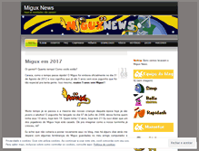 Tablet Screenshot of miguxnews.wordpress.com
