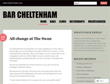 Tablet Screenshot of barcheltenham.wordpress.com