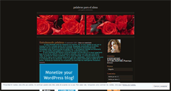 Desktop Screenshot of palabrasparaelalma.wordpress.com