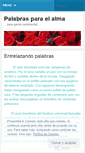 Mobile Screenshot of palabrasparaelalma.wordpress.com