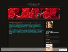 Tablet Screenshot of palabrasparaelalma.wordpress.com