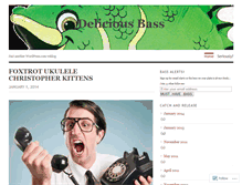 Tablet Screenshot of deliciousbass09.wordpress.com