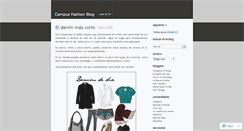 Desktop Screenshot of campusfashion.wordpress.com