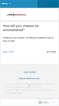 Mobile Screenshot of missionassistant.wordpress.com