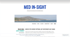 Desktop Screenshot of medinsight.wordpress.com