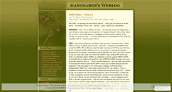 Desktop Screenshot of hangnadim.wordpress.com