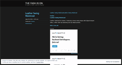 Desktop Screenshot of fashison.wordpress.com