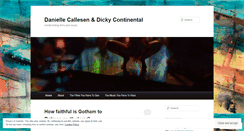 Desktop Screenshot of dickycontinentalvsdanielle.wordpress.com