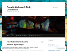 Tablet Screenshot of dickycontinentalvsdanielle.wordpress.com