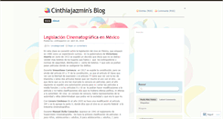 Desktop Screenshot of cinthiajazmin.wordpress.com