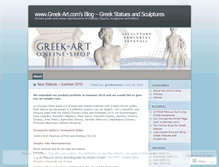 Tablet Screenshot of greekstatues.wordpress.com