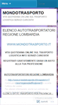 Mobile Screenshot of mondotrasporto.wordpress.com