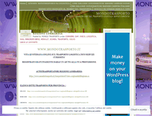 Tablet Screenshot of mondotrasporto.wordpress.com