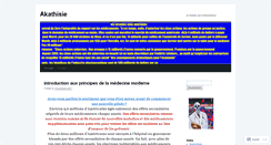 Desktop Screenshot of akathisie.wordpress.com