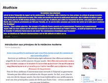 Tablet Screenshot of akathisie.wordpress.com