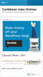 Mobile Screenshot of caribbeanjobsonline.wordpress.com