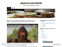 Tablet Screenshot of macrobioticdiet2010.wordpress.com