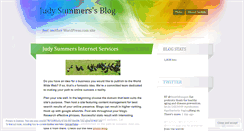 Desktop Screenshot of judysummers.wordpress.com
