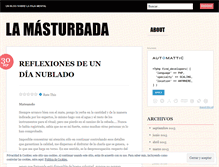 Tablet Screenshot of lamasturbada.wordpress.com