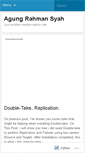 Mobile Screenshot of agungrahmansyah.wordpress.com